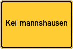 Place name sign Kettmannshausen