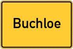 Place name sign Buchloe
