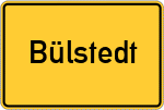 Place name sign Bülstedt