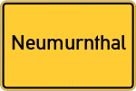 Place name sign Neumurnthal