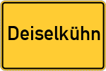 Place name sign Deiselkühn