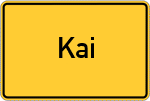 Place name sign Kai