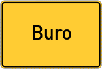 Place name sign Buro