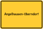 Place name sign Angelhausen-Oberndorf