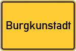 Place name sign Burgkunstadt