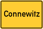 Place name sign Connewitz