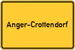 Place name sign Anger-Crottendorf
