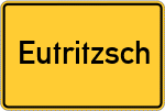 Place name sign Eutritzsch