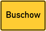 Place name sign Buschow