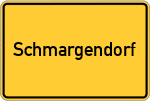Place name sign Schmargendorf