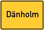 Place name sign Dänholm