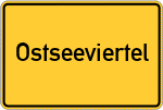 Place name sign Ostseeviertel