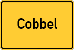 Place name sign Cobbel