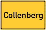 Place name sign Collenberg