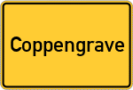 Place name sign Coppengrave