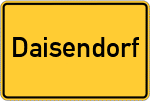 Place name sign Daisendorf