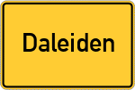 Place name sign Daleiden