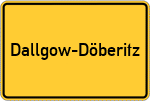 Place name sign Dallgow-Döberitz