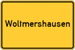 Place name sign Woltmershausen
