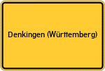 Place name sign Denkingen (Württemberg)