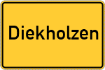 Place name sign Diekholzen