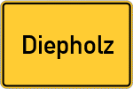 Place name sign Diepholz