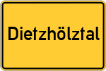 Place name sign Dietzhölztal