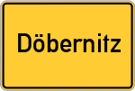 Place name sign Döbernitz