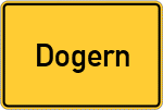 Place name sign Dogern