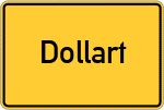 Place name sign Dollart, Ostfriesland