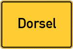 Place name sign Dorsel