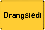 Place name sign Drangstedt