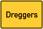 Place name sign Dreggers