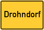 Place name sign Drohndorf