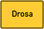 Place name sign Drosa