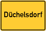 Place name sign Düchelsdorf
