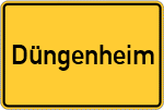Place name sign Düngenheim