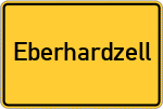 Place name sign Eberhardzell