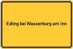 Place name sign Edling bei Wasserburg am Inn
