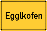 Place name sign Egglkofen