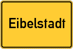 Place name sign Eibelstadt