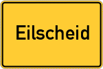 Place name sign Eilscheid