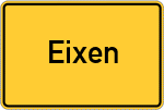 Place name sign Eixen