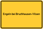 Place name sign Engeln bei Bruchhausen-Vilsen