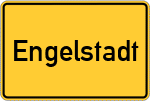 Place name sign Engelstadt