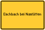 Place name sign Eschbach bei Nastätten