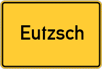 Place name sign Eutzsch