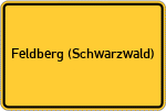 Place name sign Feldberg (Schwarzwald)