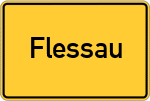 Place name sign Flessau