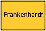 Place name sign Frankenhardt